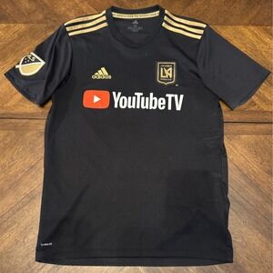 Adidas Los Angeles FC LA Galaxy Vela 10 YouTube TV MLS Soccer‎ Jersey |W1